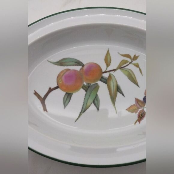 Royal Worcester Evesham Vale Serveware Oval Platter Dish Home Dining Vintage - Picture 2 of 13